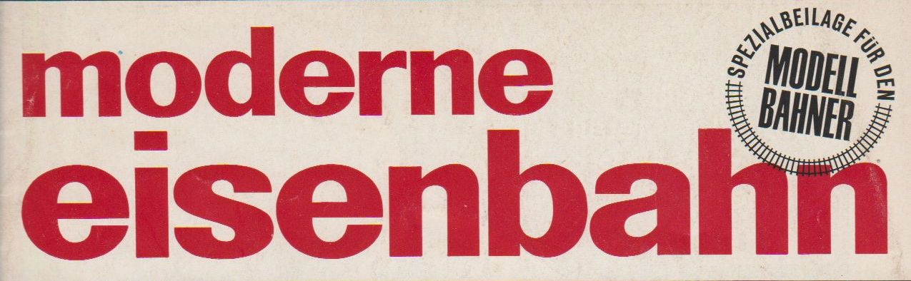 moderne eisenbahn