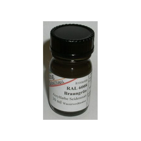 RAL 6008 Braungrün seidenmatt
