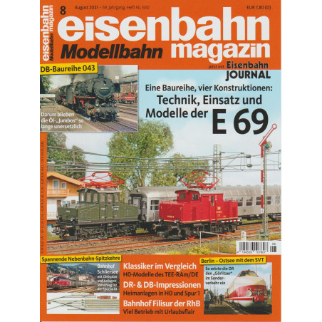 Eisenbahn Magazin 2021 August