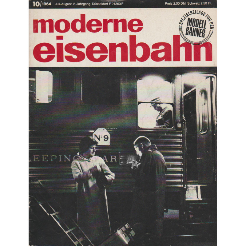 moderne eisenbahn 10/1964