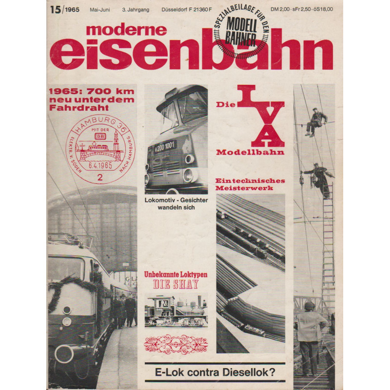 moderne eisenbahn 15/1965
