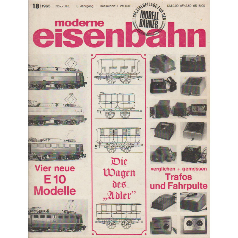 moderne eisenbahn 18/1965