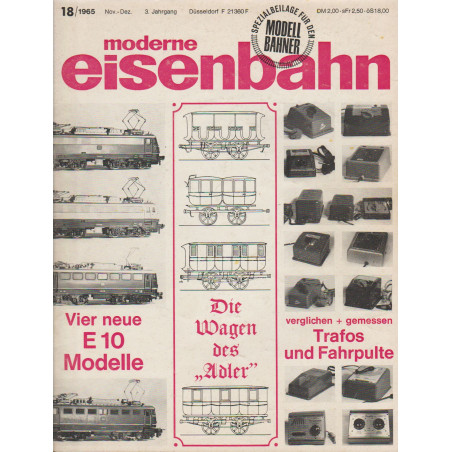 moderne eisenbahn 18/1965