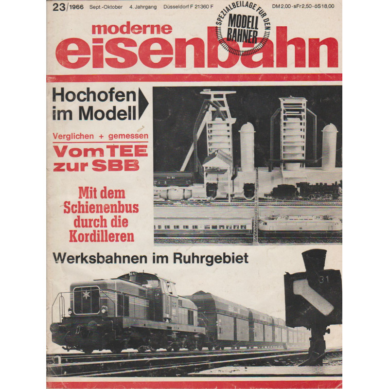 moderne eisenbahn 23/1966