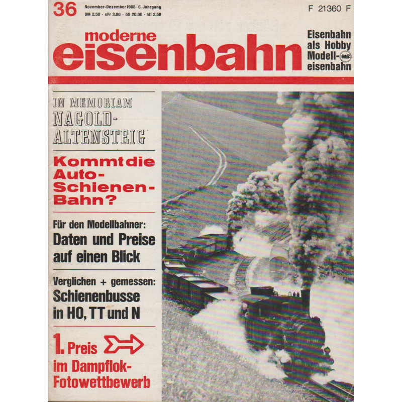 moderne eisenbahn 36/1968