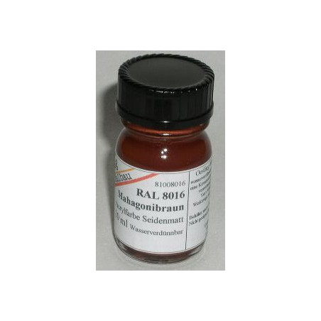 RAL 8016 Mahagonibraun matt