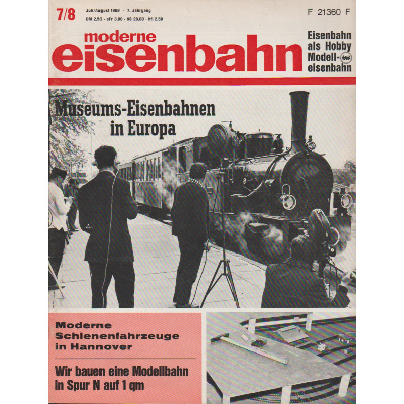 moderne eisenbahn 7/8/1969