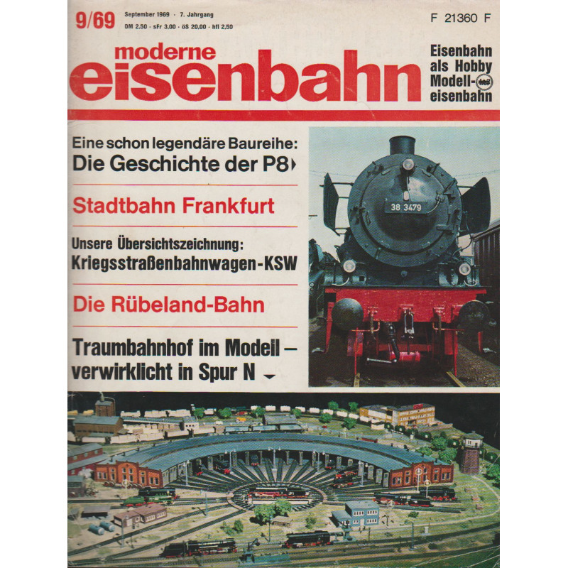 moderne eisenbahn 9/1969