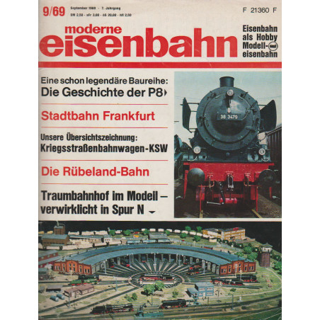 moderne eisenbahn 9/1969