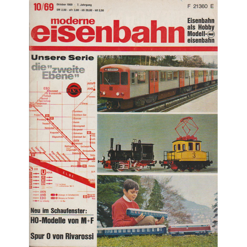 moderne eisenbahn 10/1969