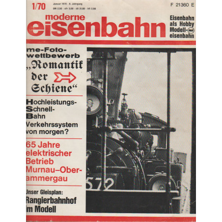moderne eisenbahn 1/1970