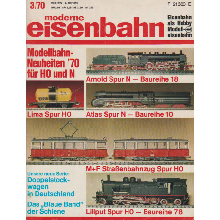 moderne eisenbahn 3/1970