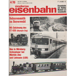 moderne eisenbahn 4/1970