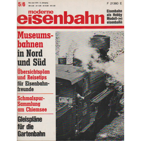 moderne eisenbahn 5/6/1970