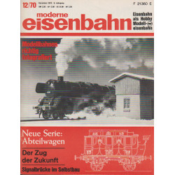 moderne eisenbahn 12/1970