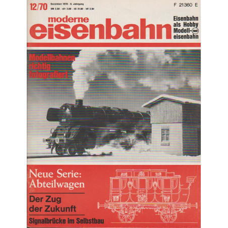 moderne eisenbahn 12/1970