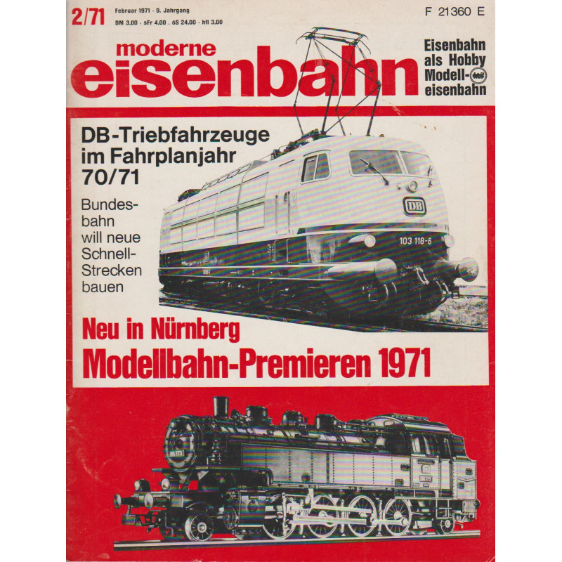 moderne eisenbahn 2/1971