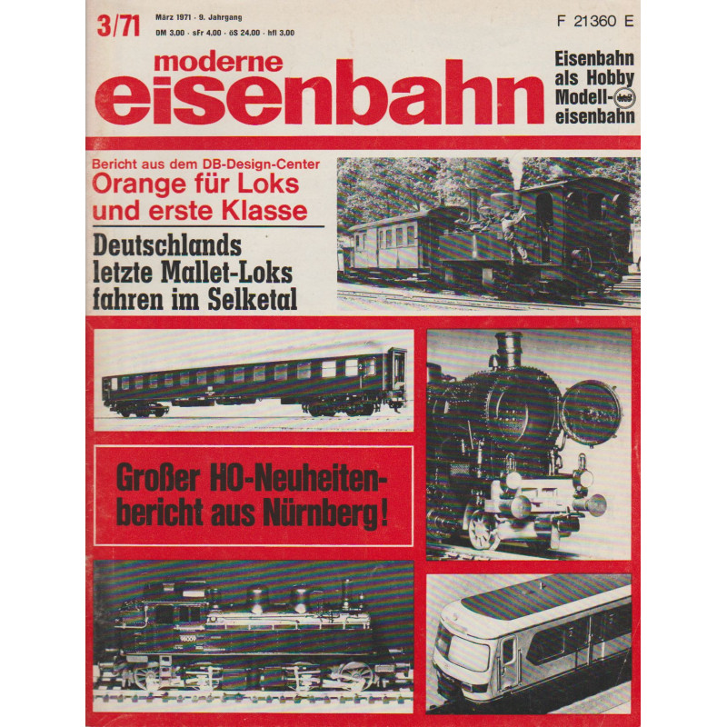 moderne eisenbahn 3/1971