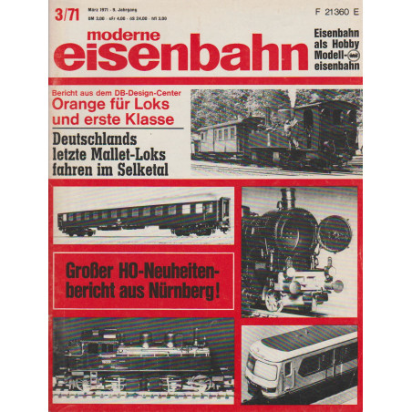moderne eisenbahn 3/1971