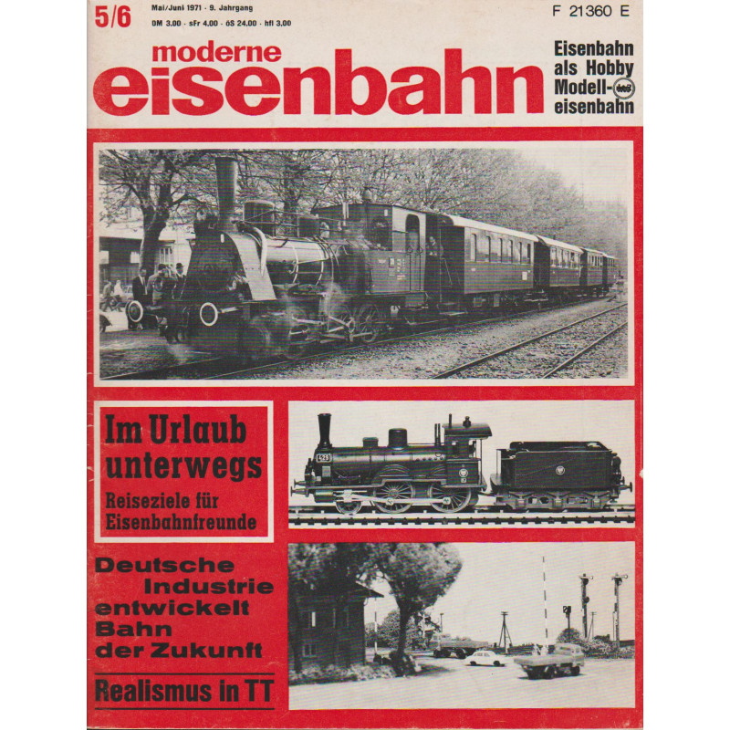 moderne eisenbahn 5/6/1971