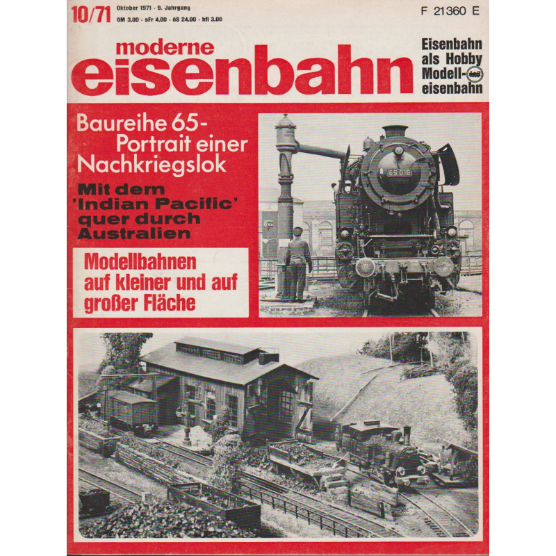 moderne eisenbahn 10/1971