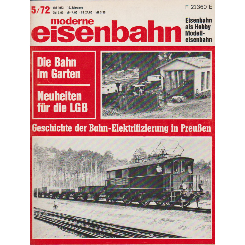 moderne eisenbahn 5/1972
