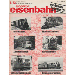 moderne eisenbahn 6/1972