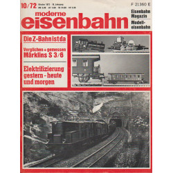 moderne eisenbahn 10/1972