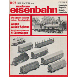 moderne eisenbahn 11/1972