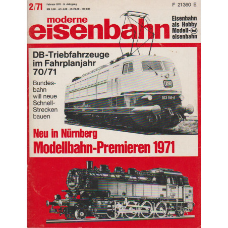moderne eisenbahn 2/1971