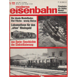 moderne eisenbahn 1/1972