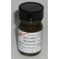 RAL 6022 Braunoliv seidenmatt