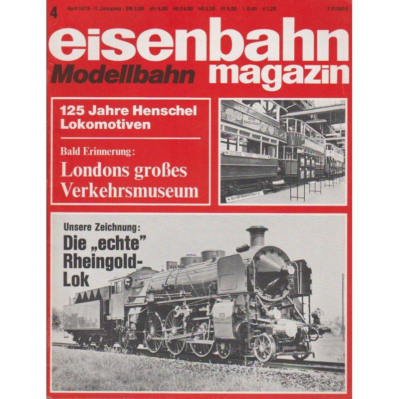 eisenbahn magazin 4/1973