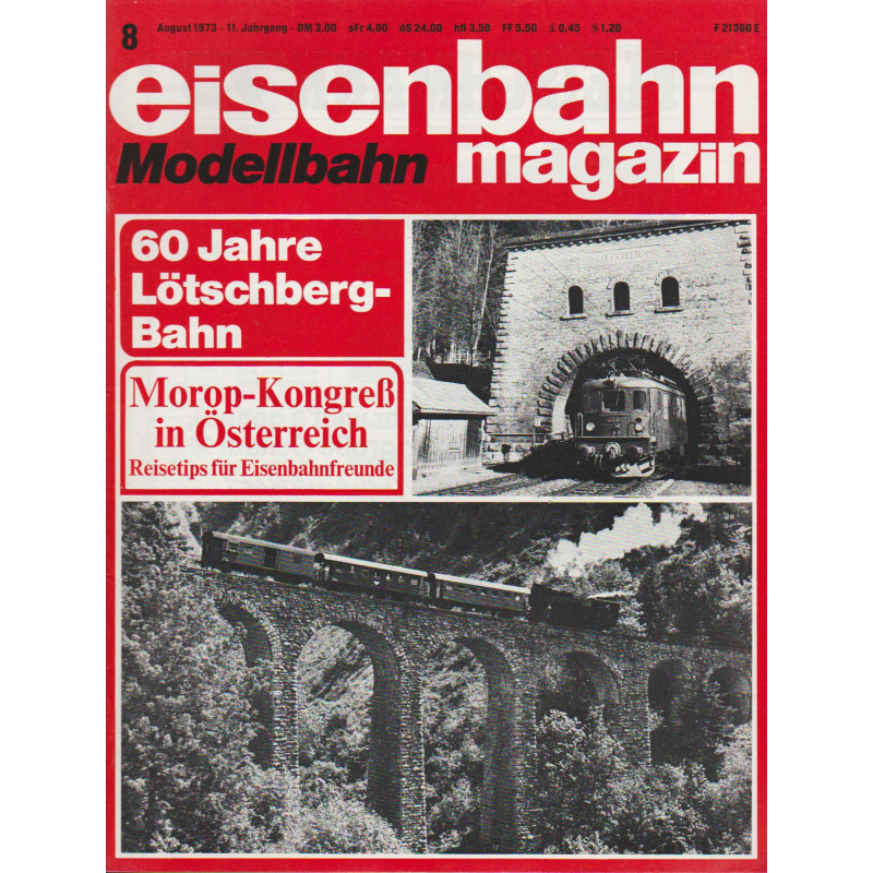 eisenbahn magazin 8/1973