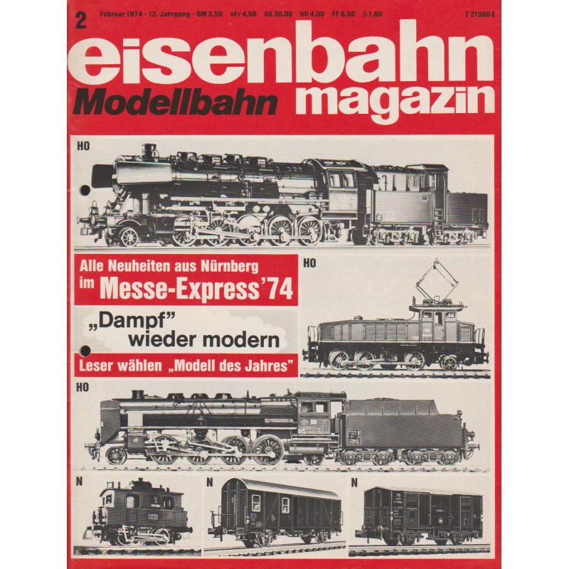eisenbahn magazin 2/1974
