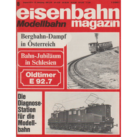 eisenbahn magazin 8/1974