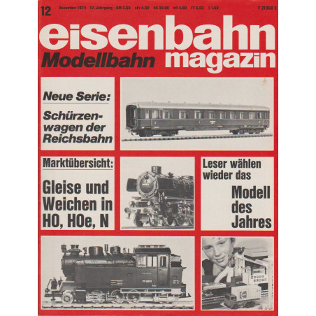 eisenbahn magazin 12/1974