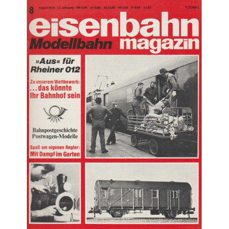 eisenbahn magazin 8/1975