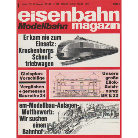 eisenbahn magazin 1/1976