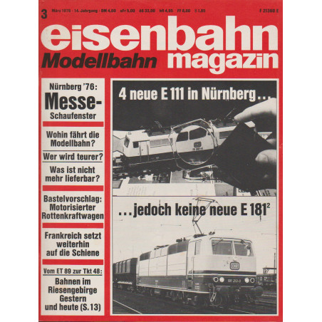 eisenbahn magazin 3/1976