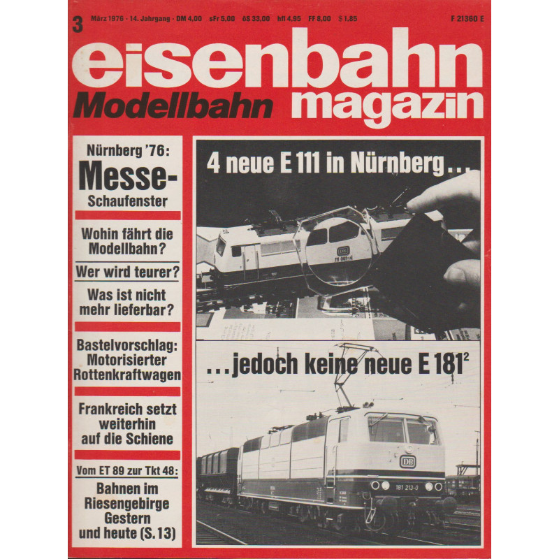 eisenbahn magazin 3/1976