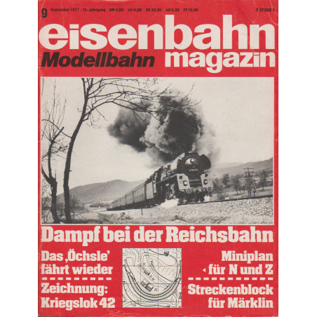 eisenbahn magazin 9/1977