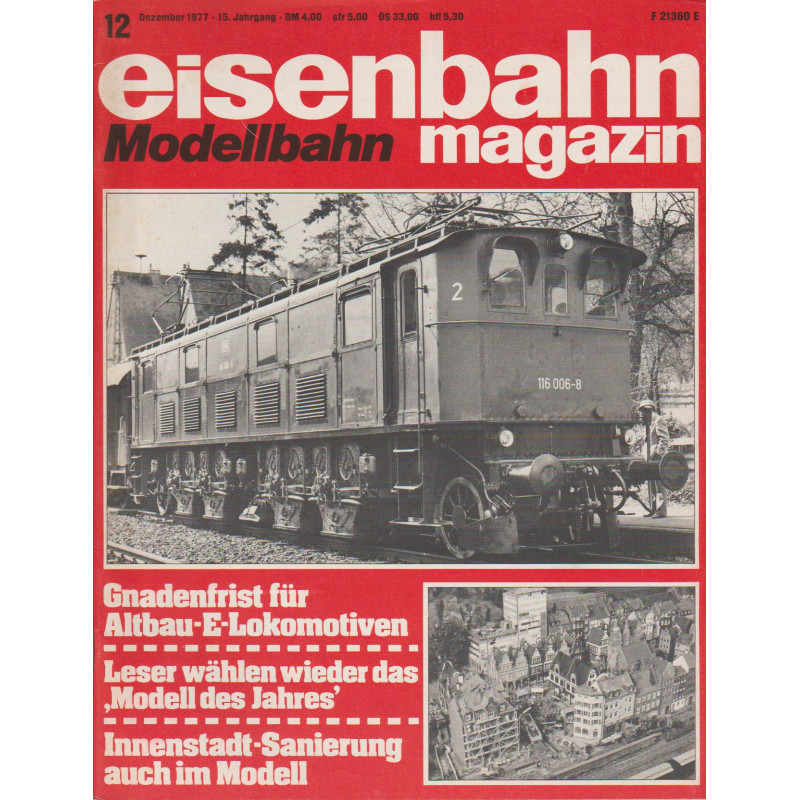 eisenbahn magazin 12/1977