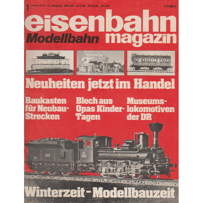 eisenbahn magazin 1/1978