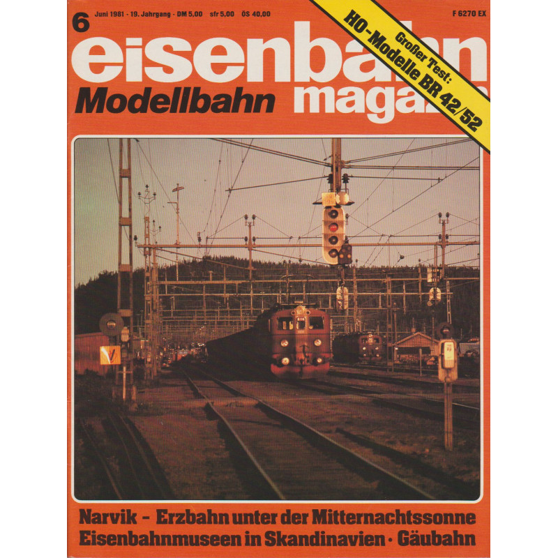 eisenbahn magazin 6/1981