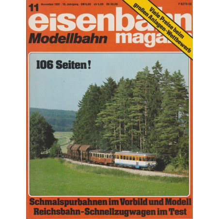 eisenbahn magazin 11/1981