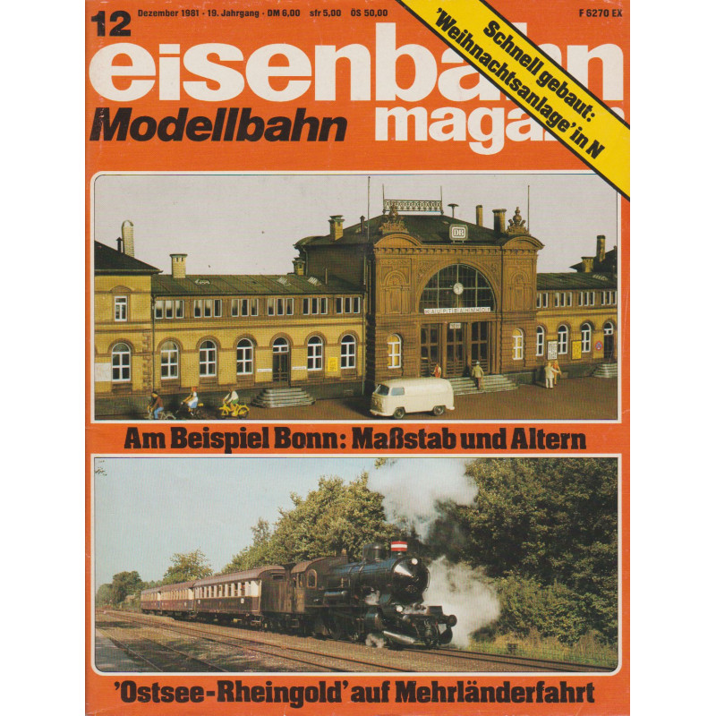 eisenbahn magazin 12/1981