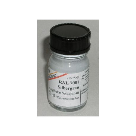 RAL 7001 Silbergrau seidenmatt