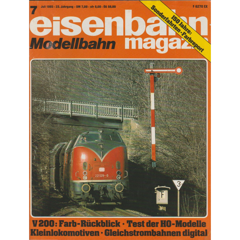 eisenbahn magazin 7/1985