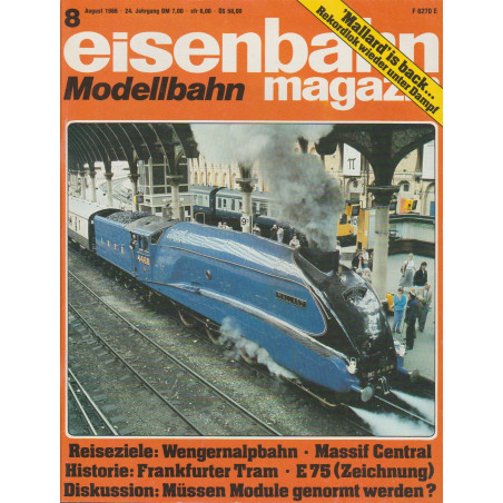 eisenbahn magazin 8/1986